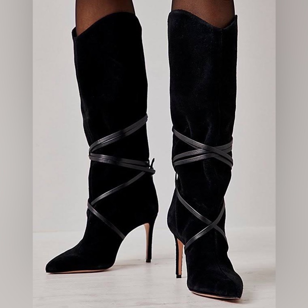 Maryana Lace Up Boots Schutz size 8